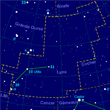 dessin de la constellation 