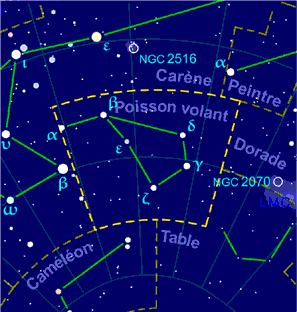 dessin de la constellation du poisson_volant.html 